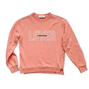 Andersson Bell LOVER Crewneck Sweatshirt Unisex Size Small 2016 Zipper Sides